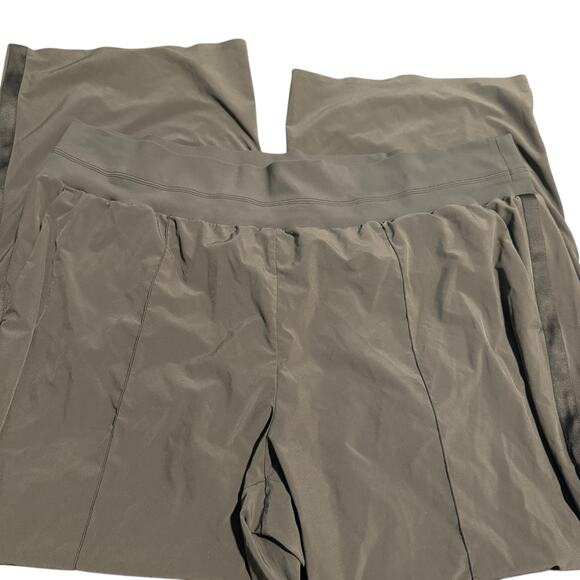 Athleta Nolita Wide Leg Pull-On Pants, Mountain Olive Green, Plus Size 26W - Picture 5 of 8